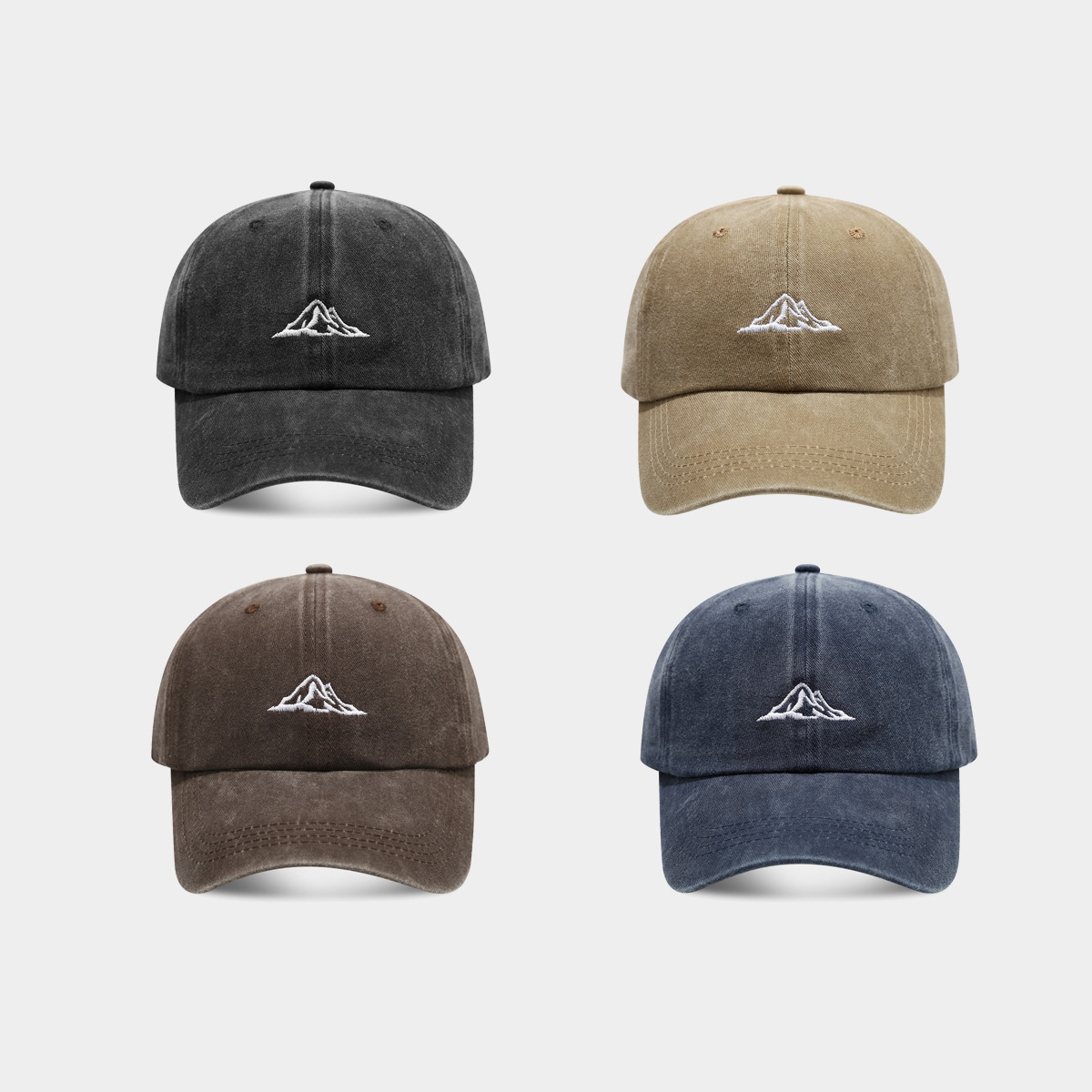 Women's Baseball Cap with Cheek Flaps, British Retro Watered and Vintage Embroidered Peak Hats for Outdoor Sports and Leisure Sunshades - 图片 2