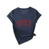 Spicy Short Sleeve V-Neck T-Shirt for Women with a Comfortable Fit