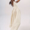 Backless elegant Scandinavian sexy V-neck high waist fashion strap European dress - 图片 4