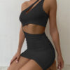 Summer European and American Sexy Open-Back Slim Waist Body-Fitting Mini Dress - 图片 3