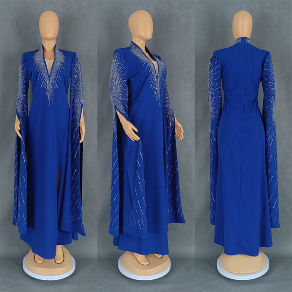 Light luxury, high-end fashion dress, hot diamond lady style slim dress - 图片 9